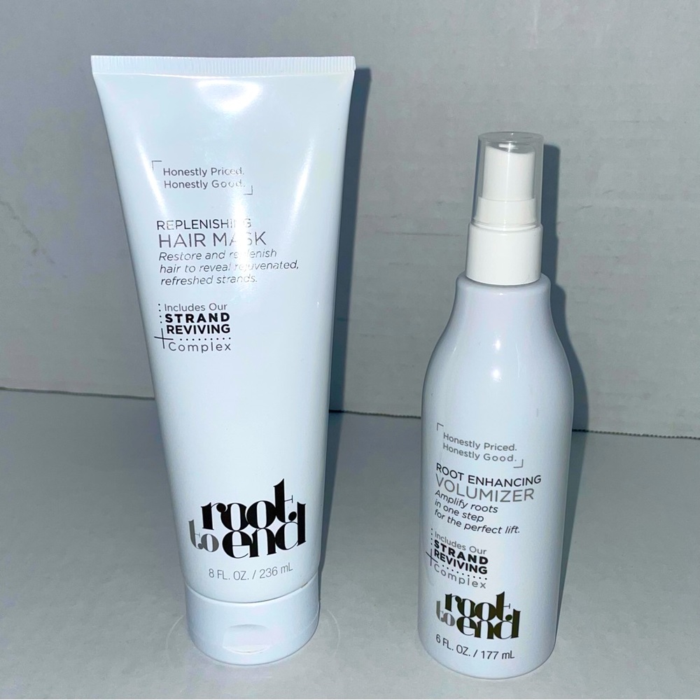 2 NEW Root to End cruelty-free hair products, root enhancing volumizer & mask - Picture 4 of 4